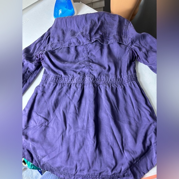 Lululemon Reversible Jacket INNER PEACE Fit & Flare Purple Yoga Size 8 - Picture 3 of 16